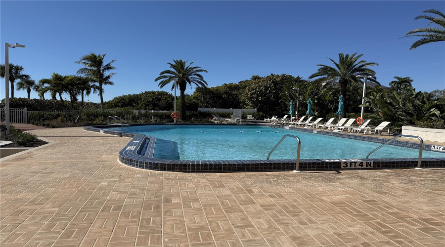 Heated Pool With Spa
