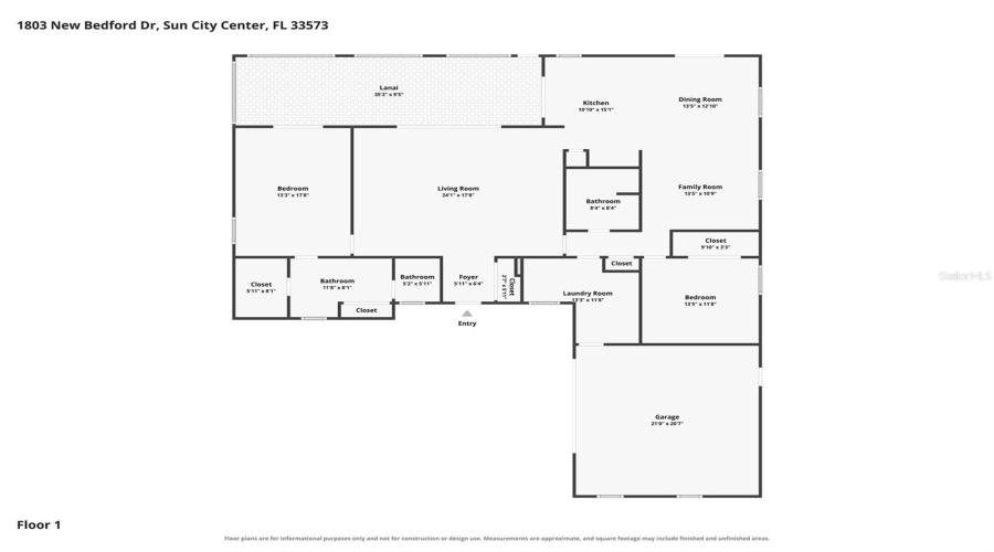 Sun City Center, Florida 33573, 2 Bedroom Bedrooms, ,2 Bathroombathrooms,Residential,For Sale,New Bedford,0,Mfrtb8542835