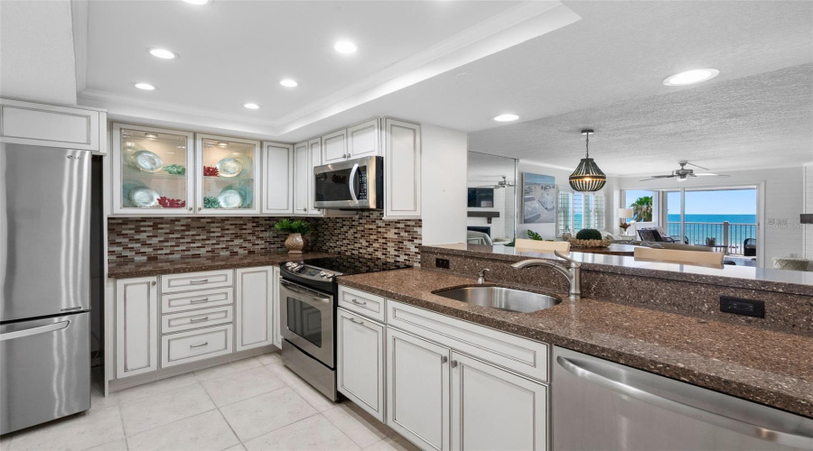 Updated Kitchen With Views