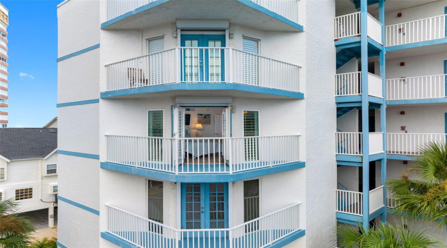 Balcony Off Of Second Bedroom