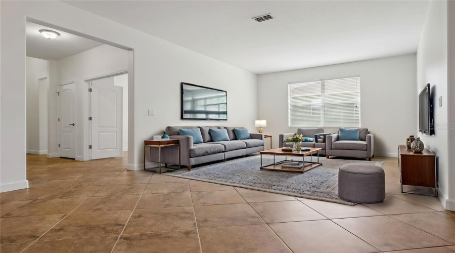 Virtually Staged Living Room