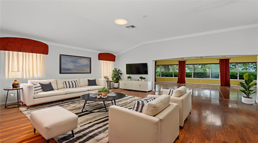 Virtually Staged Living Room