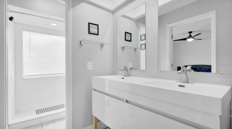 Primary Bathroom Has Walk-In Closet Attached