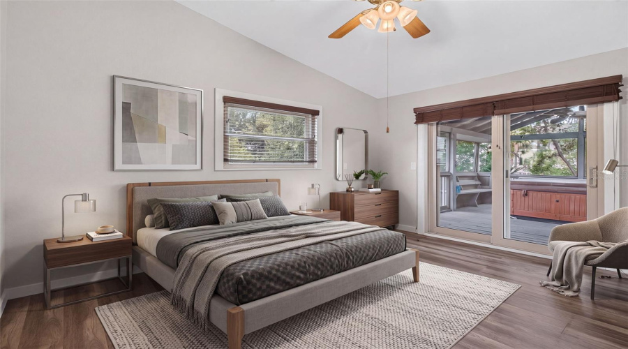 Virtually Staged - Primary Bedroom