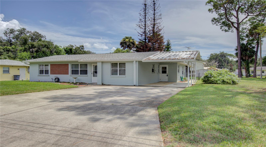 Extra Wide Driveway