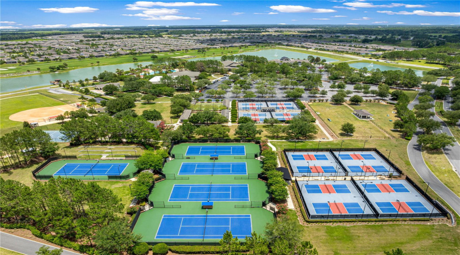 Tennis Courts And Pickell Ball Courts