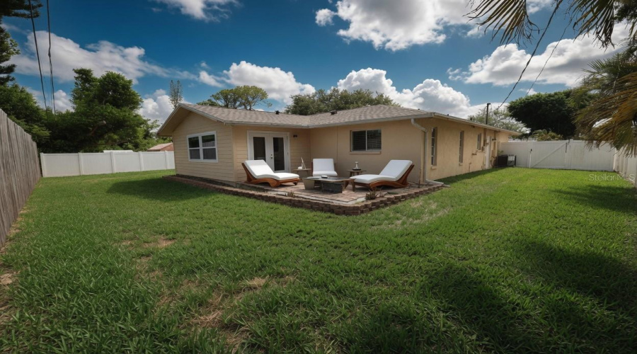 Virtual Staged Backyard