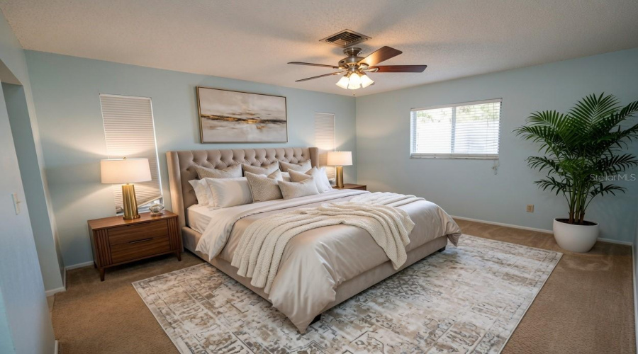 Virtual Staged 2Nd Bedroom