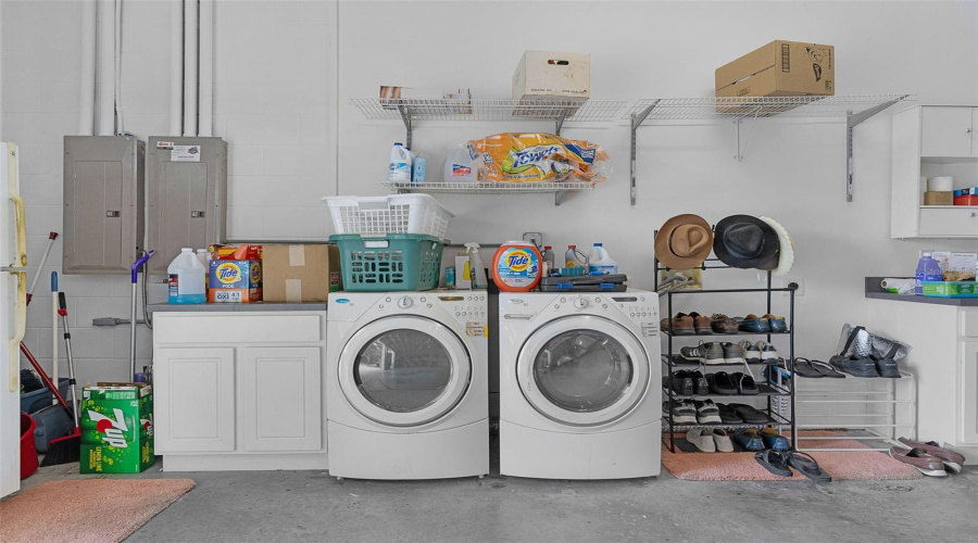 Laundry In Garage