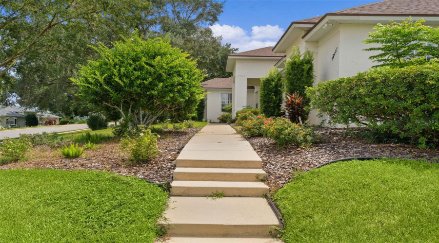 Front Entry Walkway Steps