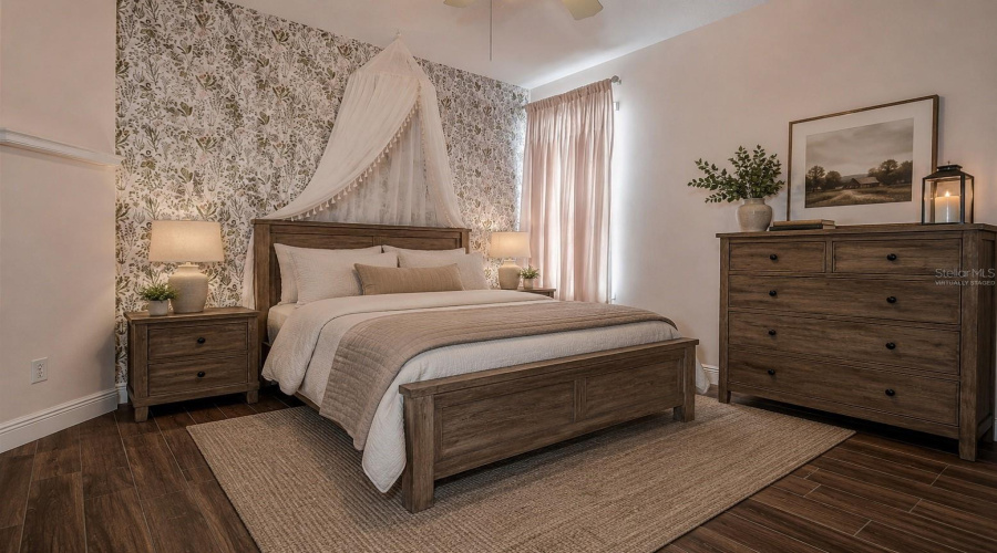 Virtually Staged Bedroom 3