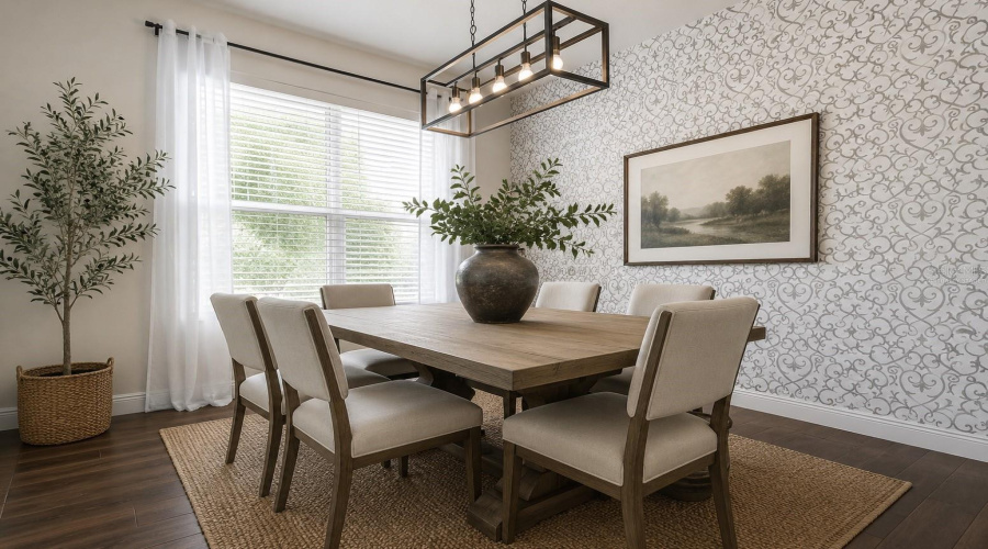 Dining Room Virtually Staged