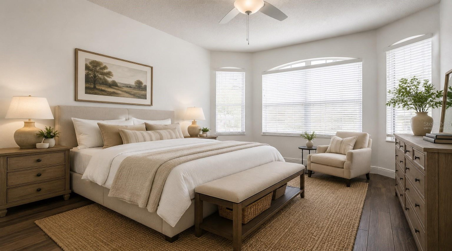 Front Bedroom 2  Virtually Staged