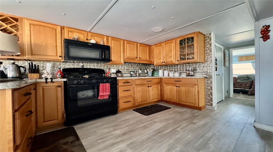 Kitchen From Dining Area