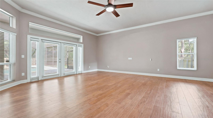 Primary Bedroom With French Doors To Lanai