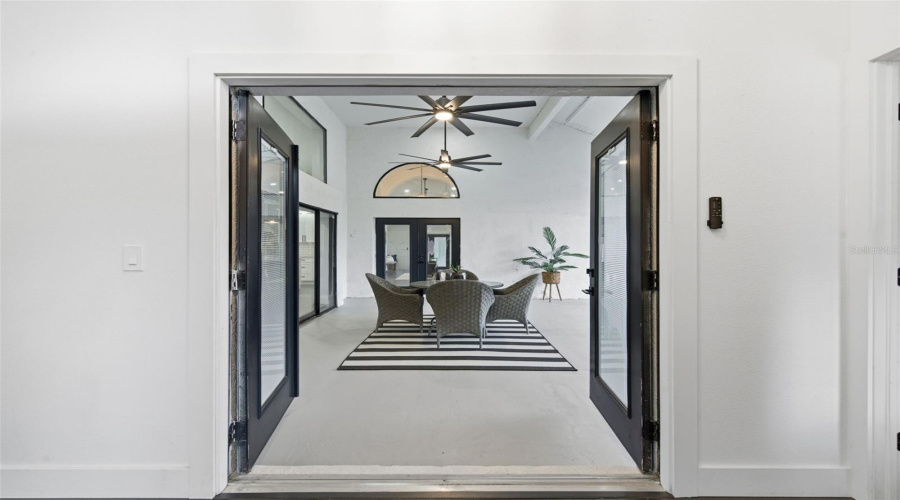 Courtyard Entry From Foyer