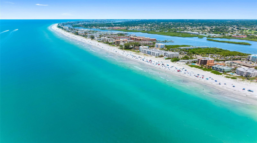 ... Indian Shores Looking  North By Dolphin Key..