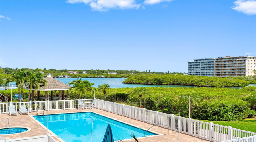 ... View From Residence  # 202 Balcony.. Complex Financials In Great Shape. Low Monthly Maint Fee Of $908.
