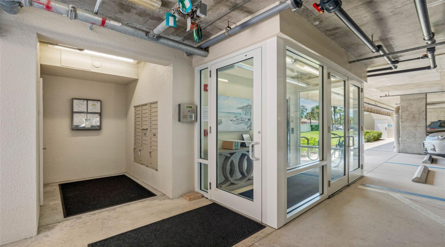 ... Secured Keyless Lobby .. Private  Mailboxes On Left Near Lobby.. Building Looks Great - Built Circa 2017..