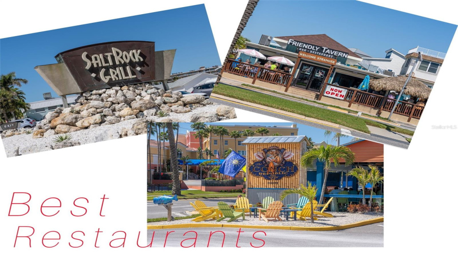 ... Dolphin Key Is Centrally Located Between Clearwater &Amp; St Pete Beach. There Are 25 Restaurants With 2 Miles Each Way. Walk To Restaurants &Amp; Nightlife From Dolphin Key. A Real French Breakfast &Amp; Bakery Opened Up Right Outside By The Street By Dolphin Key..there Are Also 5 Local Restaurants You Can Kayak Or Boat Too.
