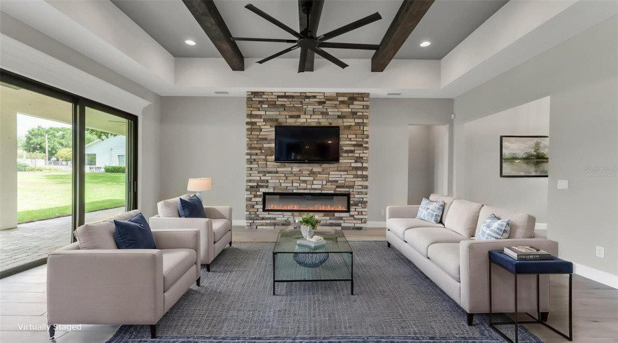 *Virtually Staged / Living Room