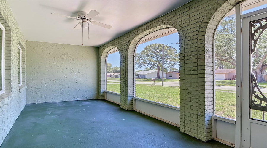 Screened Front Porch