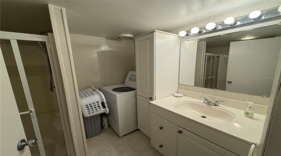 Washer In Bathroom