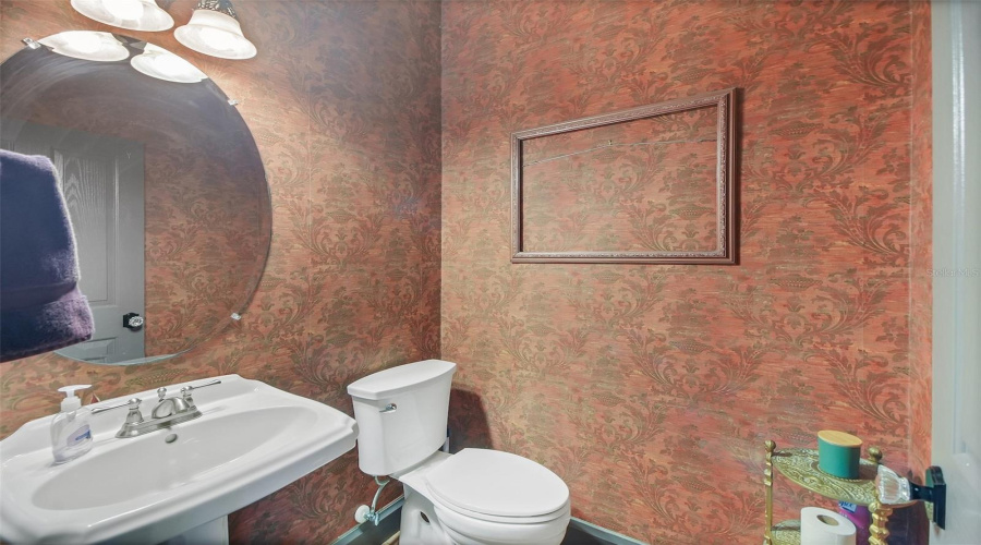 1/2 Bath - Downstairs
