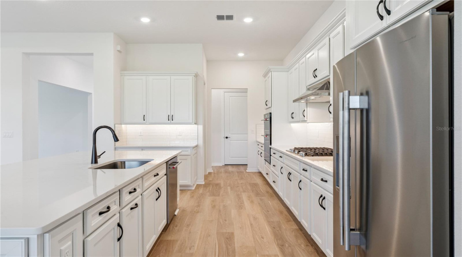 Stainless Side By Side Refrigerator Included