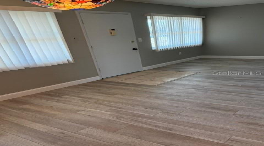 View To Front Door From Dining Area