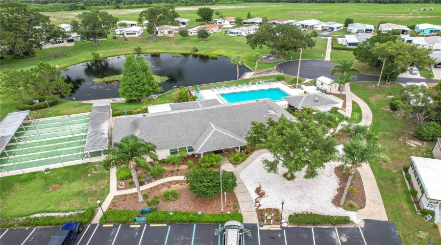 Aerial Of Community Amenities