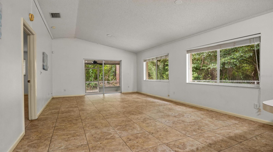 Family Room - Sliding Doors To Patio