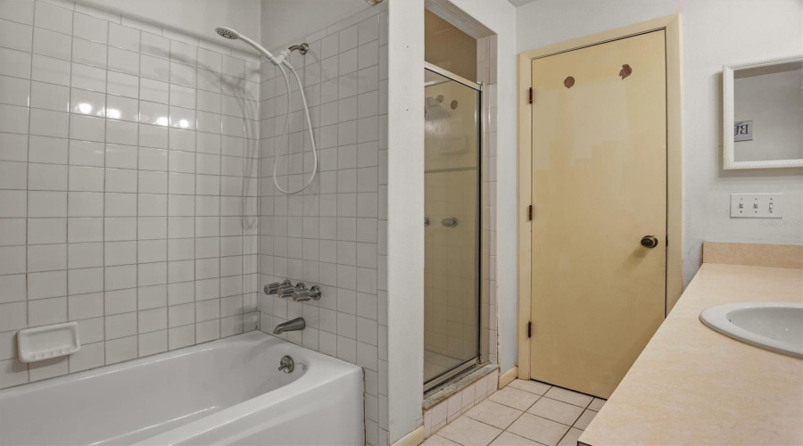 Primary Bathroom - Tub With Separate Shower