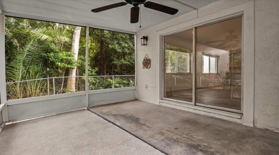 Screen Enclosed Porch - No Rear Neighbors