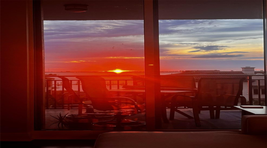 Sunset View From Balcony