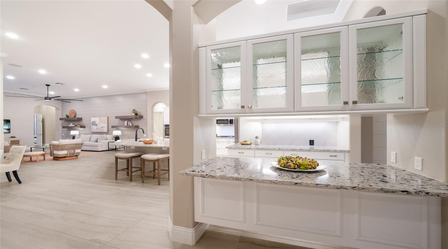 Great Room Open To The Updated Kitchen And Butler'S Pantry In Lakewood Ranch