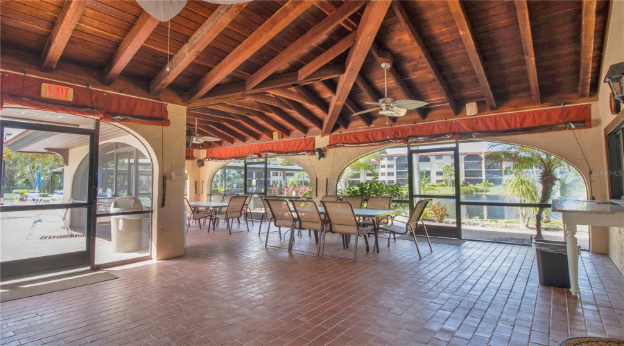 Covered Lanai At Pool