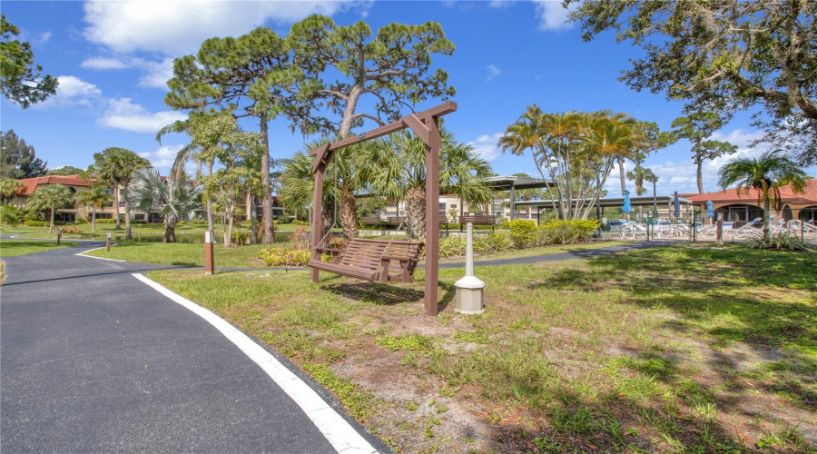 Plenty Of Places To Pause On Trails Throughout The Community