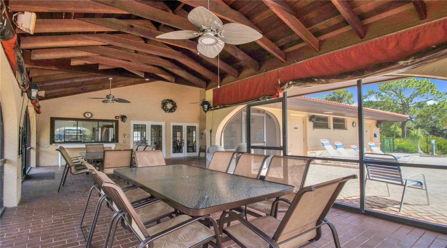 Covered Lanai At Pool