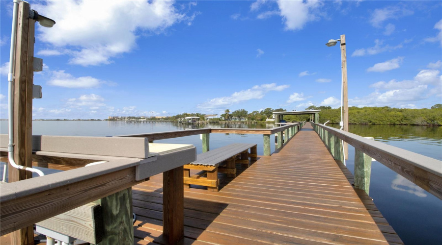 Fish Cleaning Station On Fishing Pier And Boat Docks. Docks Are Approved And All Assessments Paid For Rebuild In 2026