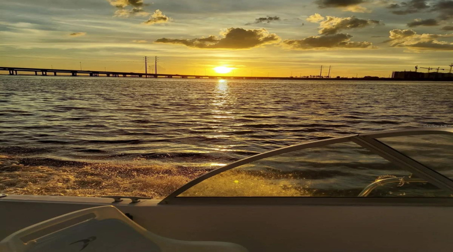 Sunsets On The Water.