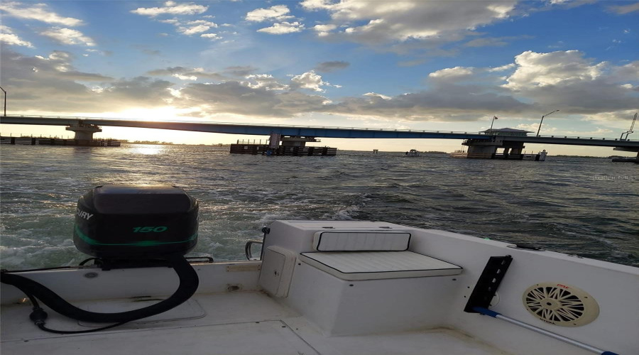 Sunsets On The Water Near The Hwy41 Bridges.