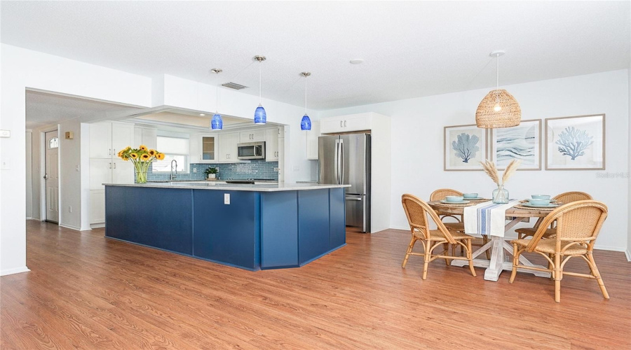 Kitchen/Ding Area - Virtually-Staged