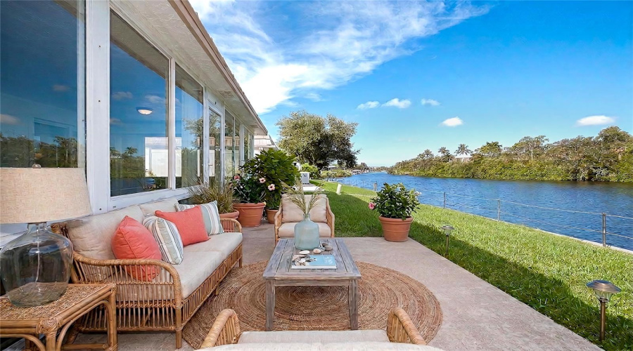 Back Patio View - Virtually-Staged