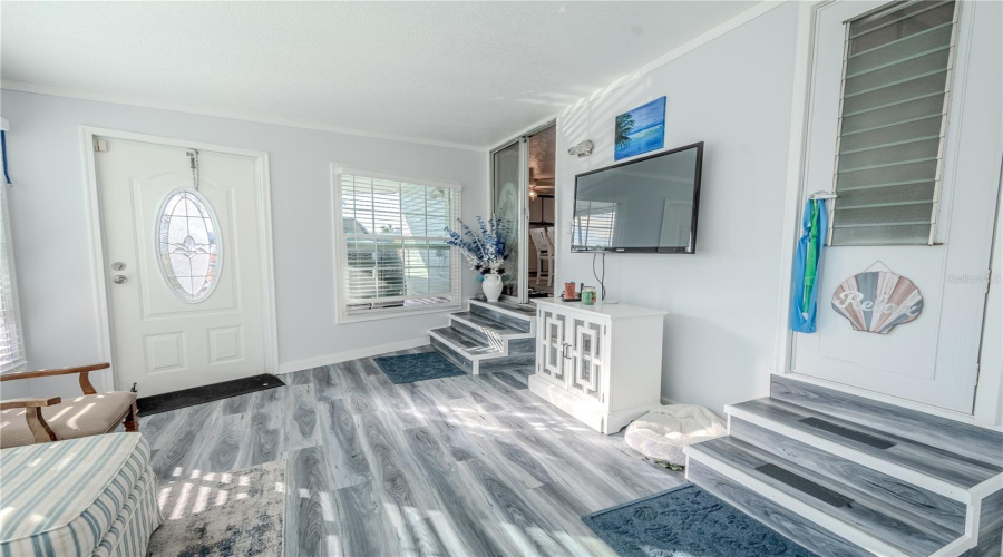 Entry Into Home Via Side Screened Porch