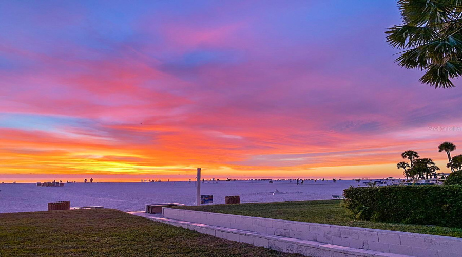 Sunset View From Outside Of The Tower