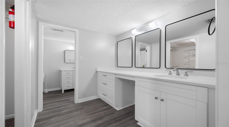Primary Bathroom Vanity Space