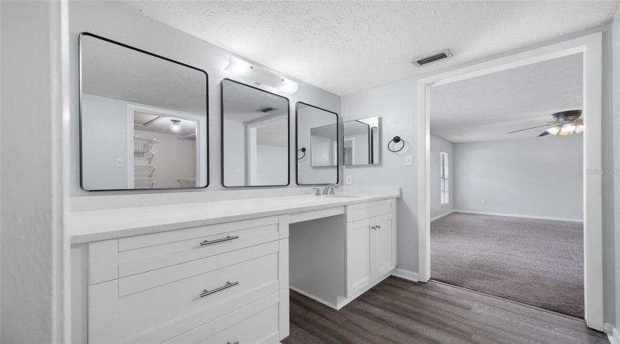 Primary Bathroom Vanity Space