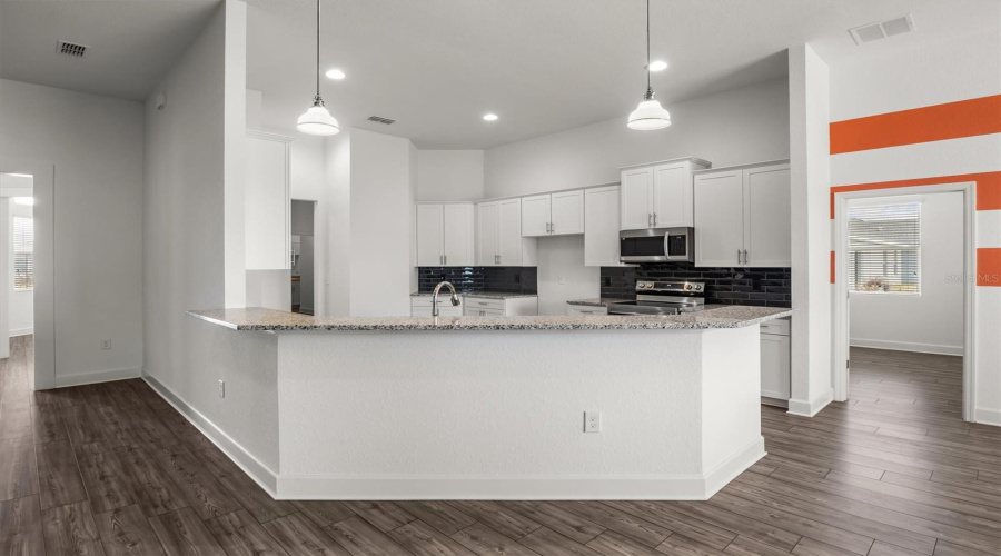 Kitchengranite Countertops With Breakfast Bar