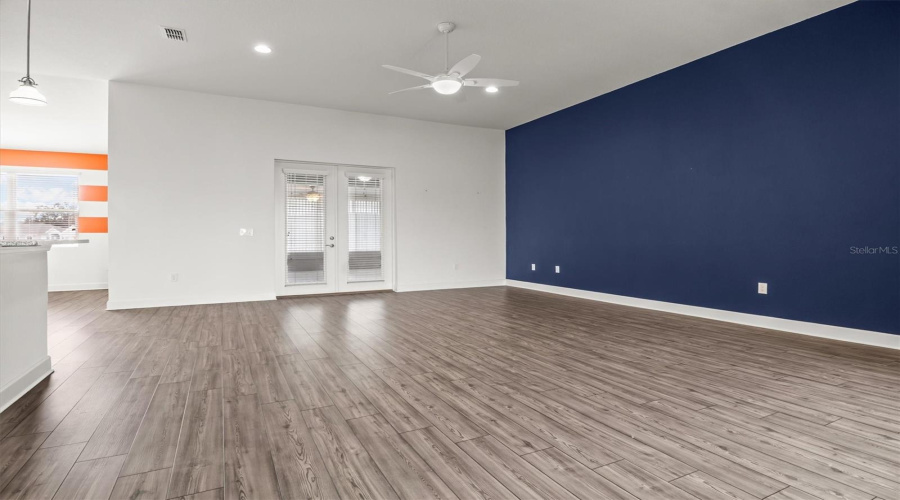 Living Roomfrench Doors To The Florida Room